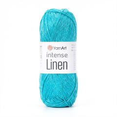 YARNART INTENSE LINEN - KNITTING YARN BLUE - 4131