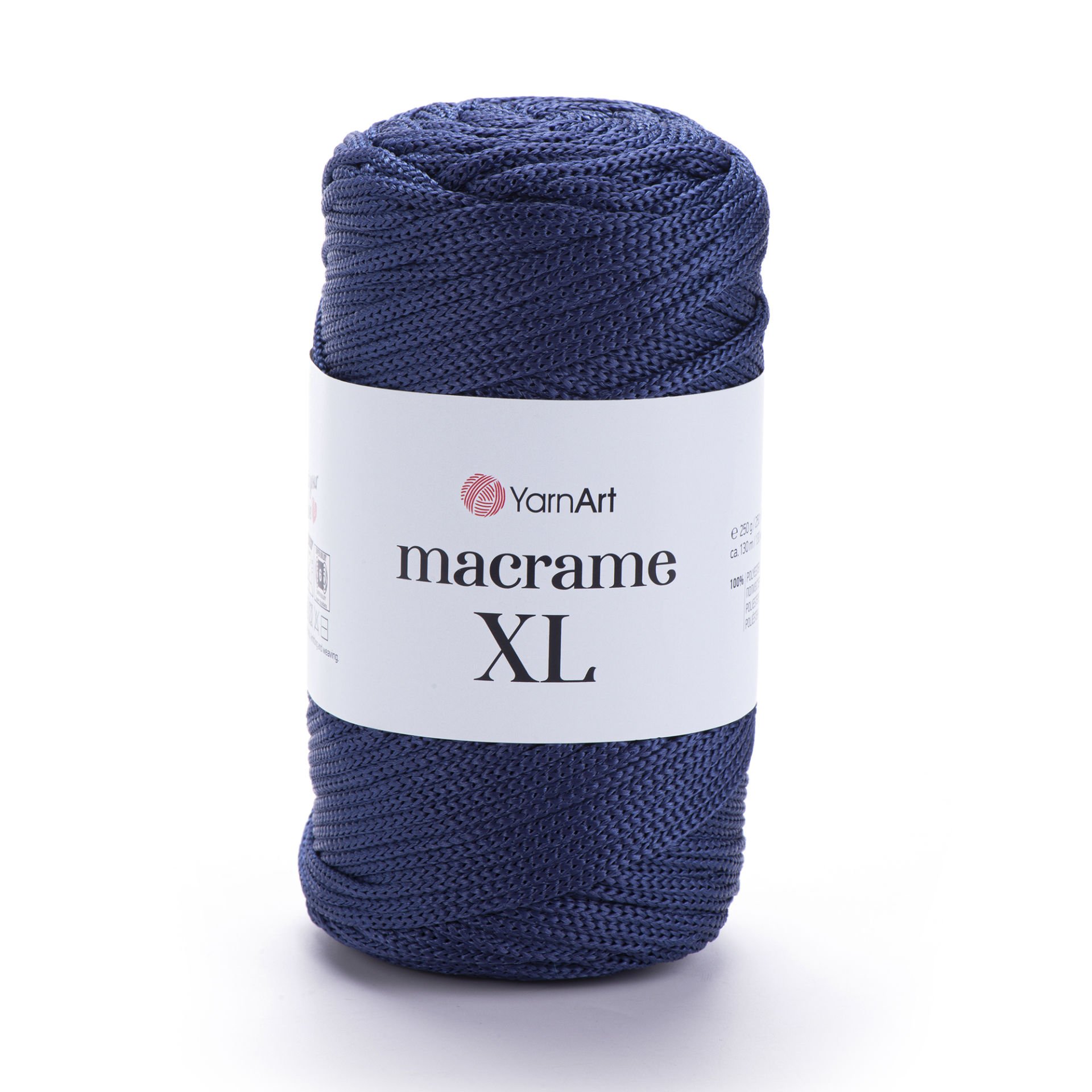 YARNART MACRAME XL - MACRAME CORD NAVY - 162