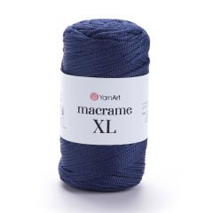 YARNART MACRAME XL - MACRAME CORD NAVY - 162