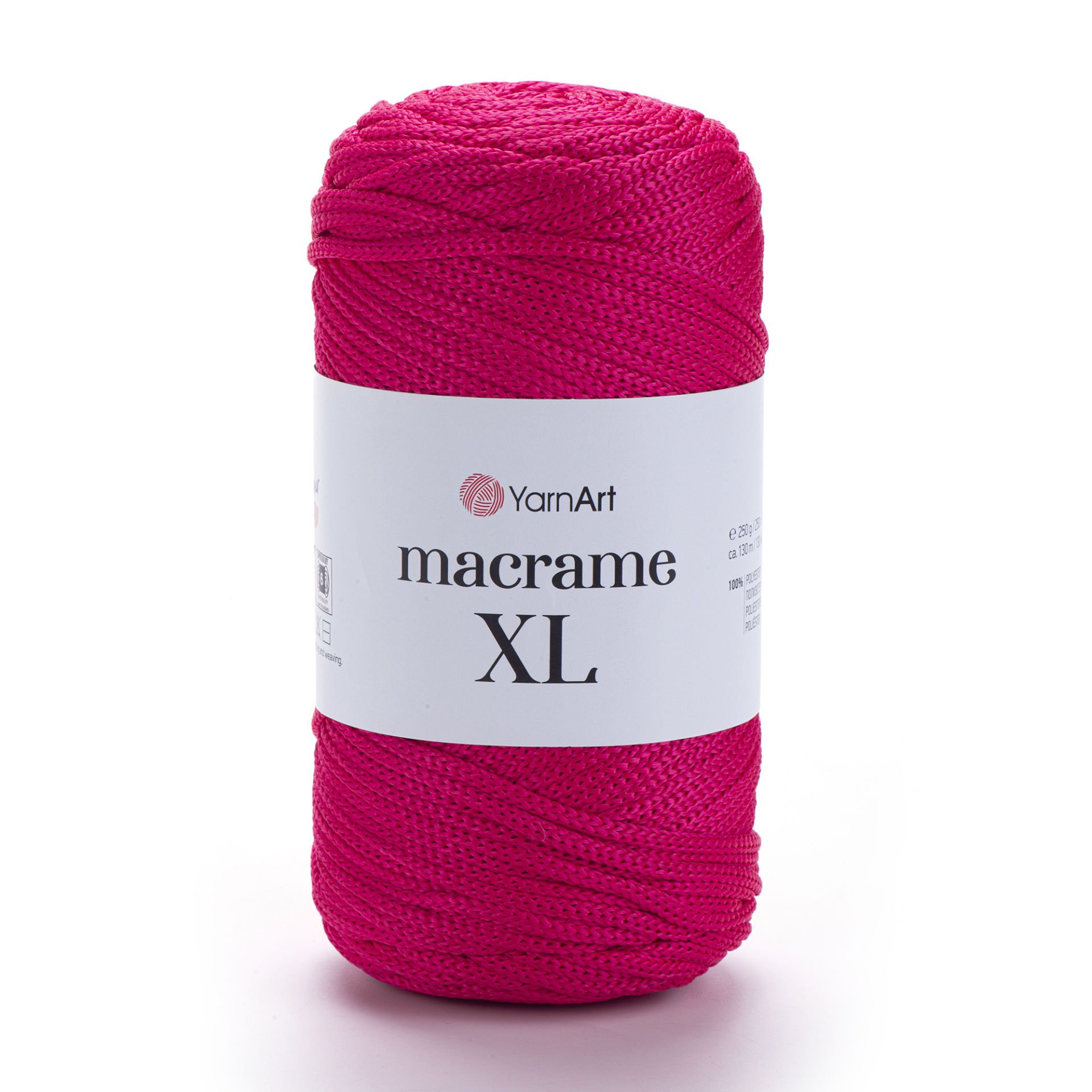 YARNART MACRAME XL - MACRAME CORD LIGHT RED - 163