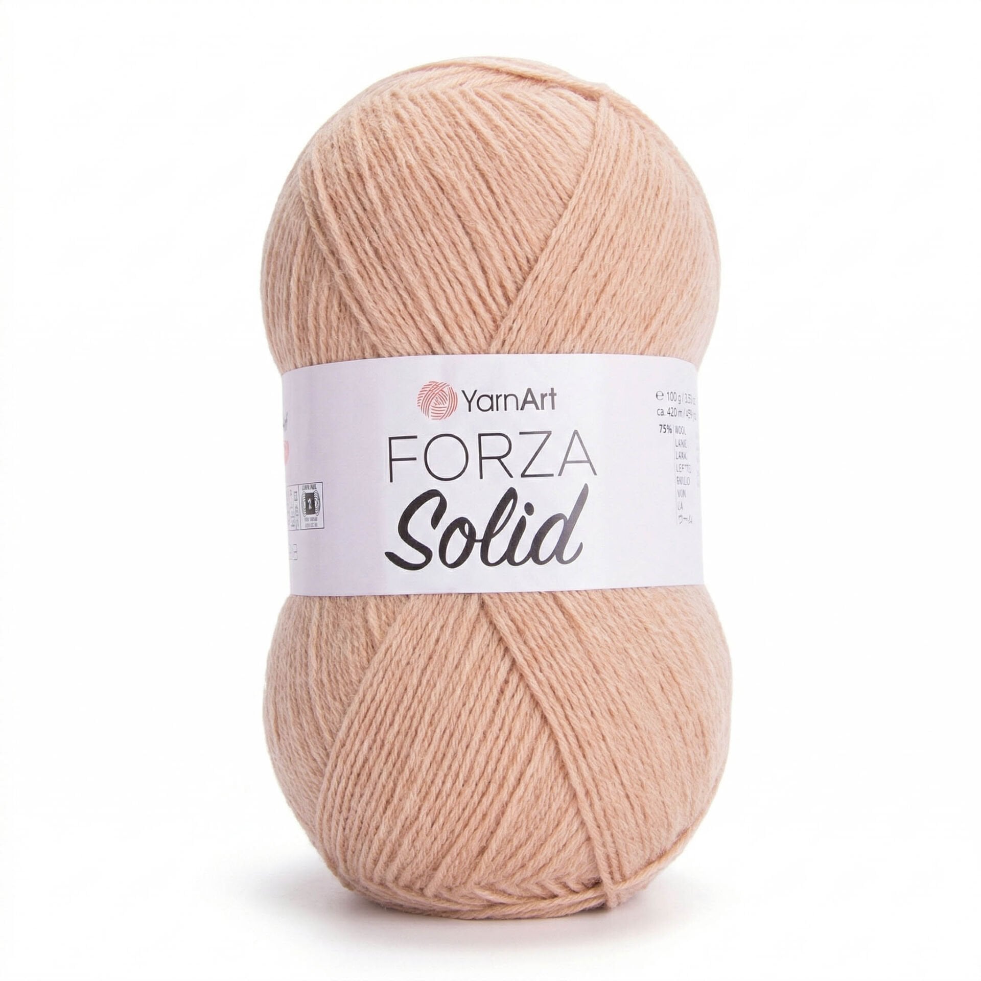 YARNART FORZA SOLID - KNITTING YARN BEIGE - 4606