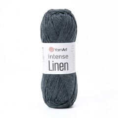 YARNART INTENSE LINEN - KNITTING YARN ANTHRACITE - 4134