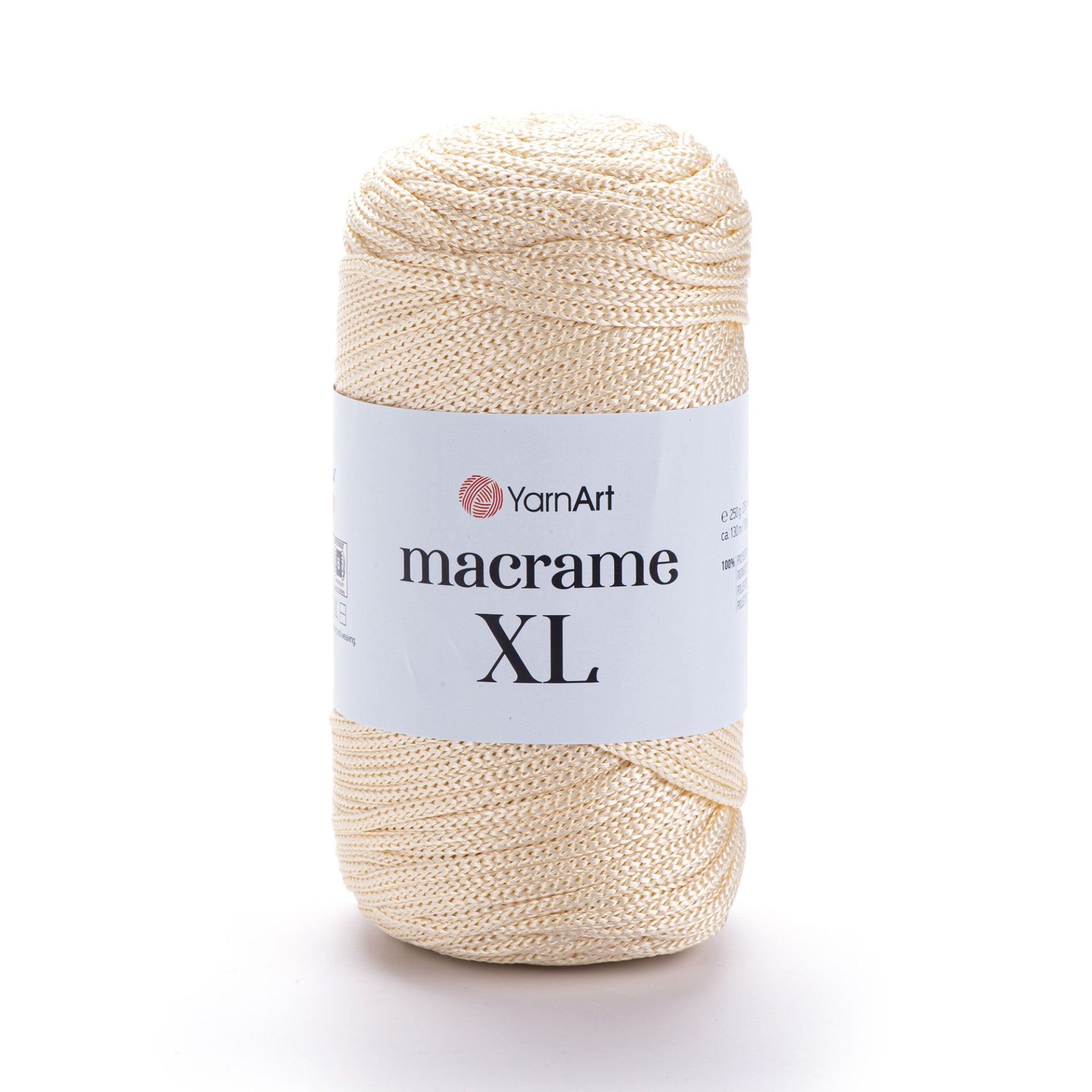 YARNART MACRAME XL - MACRAME CORD DARK CREAM - 165