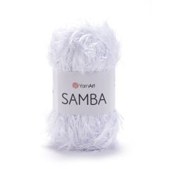 YARNART SAMBA - KNITTING YARN OPTIC WHITE - 0501