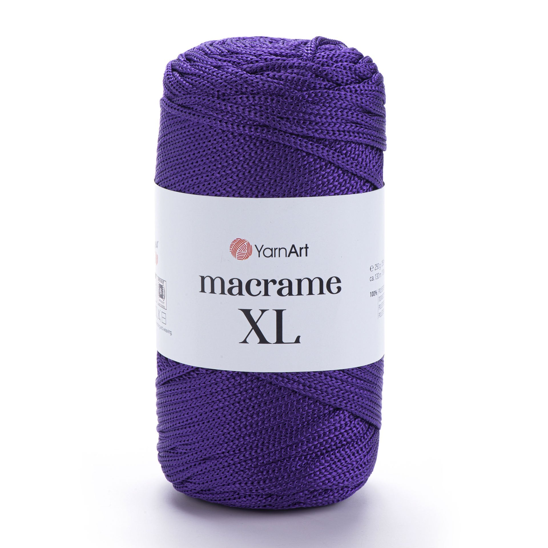 YARNART MACRAME XL - MACRAME CORD EGGPLANT PURPLE - 167