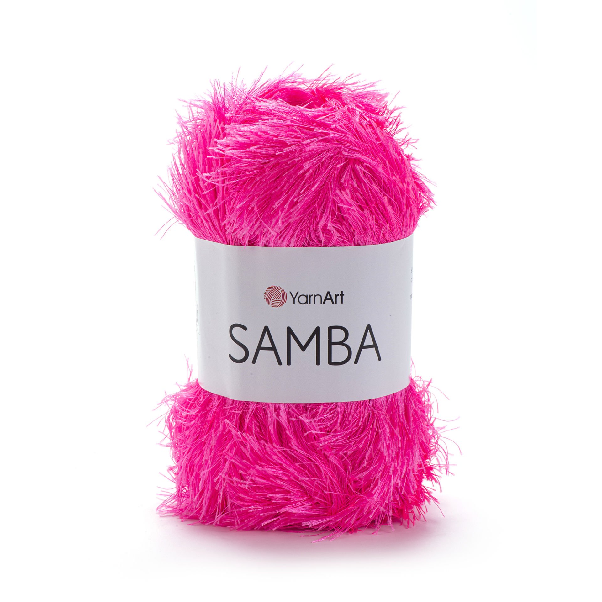 YARNART SAMBA - KNITTING YARN NEON PINK - 08