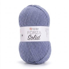 YARNART FORZA SOLID - KNITTING YARN BLUE-GREY - 4614