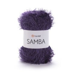 YARNART SAMBA - KNITTING YARN EGGPLANT PURPLE - 28