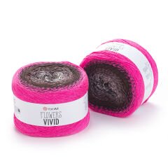 YARNART FLOWERS VIVID - MULTICOLOR KNITTING YARN VARIEGATED - 501