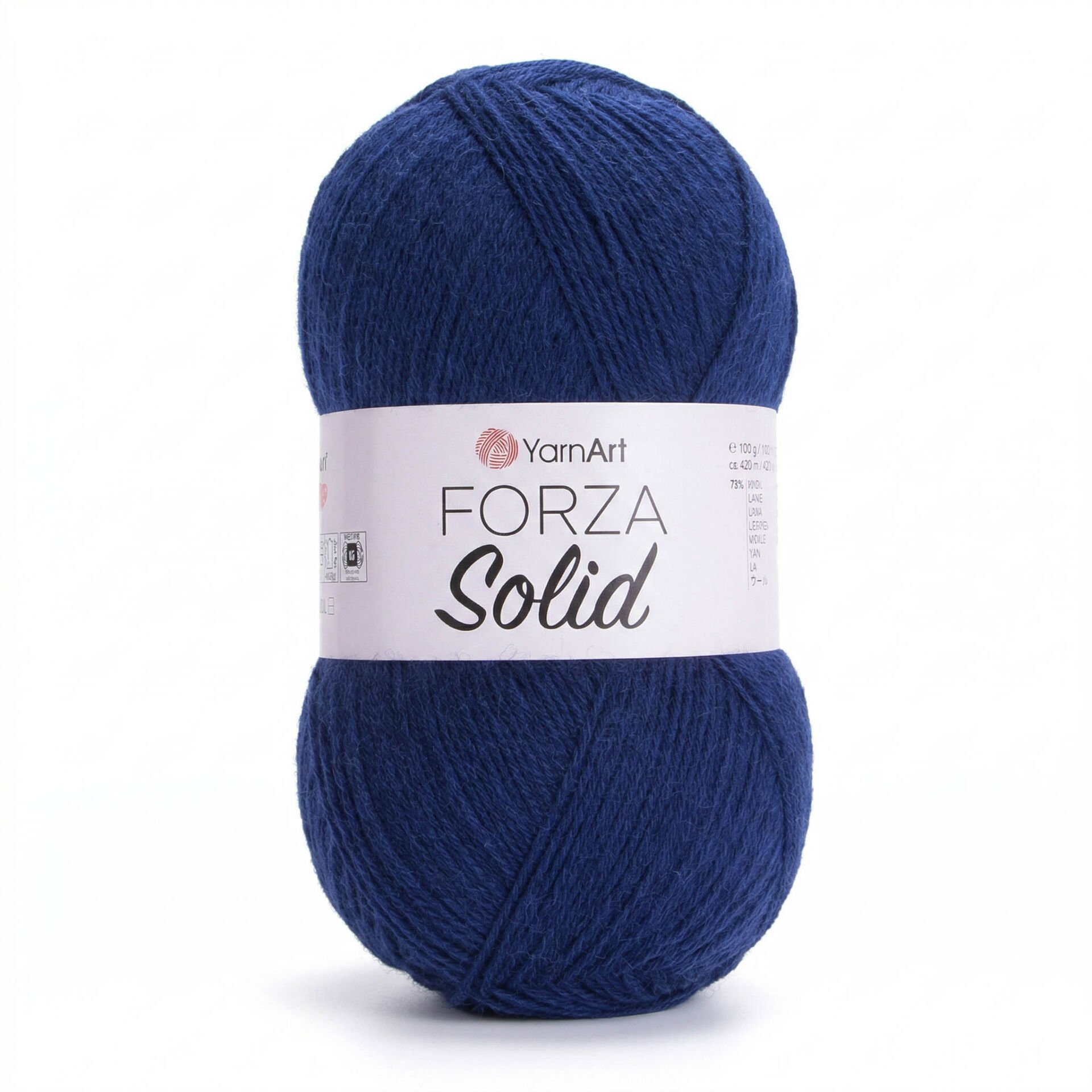 YARNART FORZA SOLID - KNITTING YARN NAVY - 4620