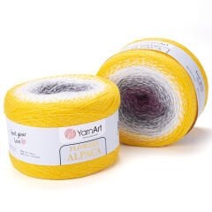 YARNART FLOWERS ALPACA - MULTICOLOR KNITTING YARN VARIEGATED - 403