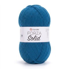 YARNART FORZA SOLID - KNITTING YARN BLUE - 4625