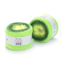 YARNART FLOWERS VIVID - MULTICOLOR KNITTING YARN VARIEGATED - 508