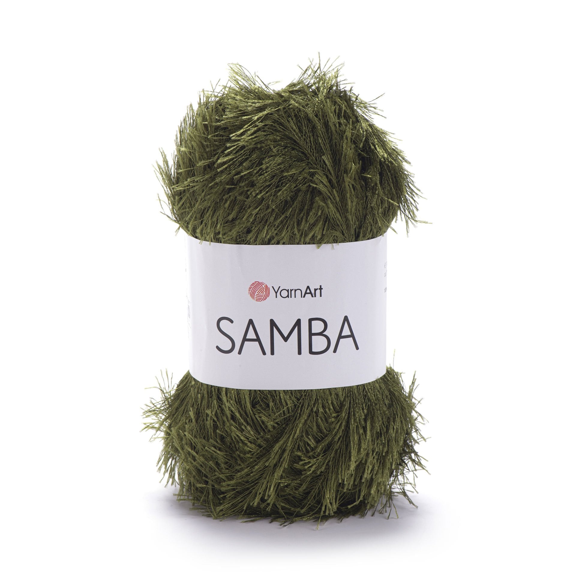 YARNART SAMBA - KNITTING YARN OLIVE GREEN - 530