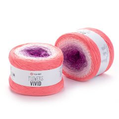 YARNART FLOWERS VIVID - MULTICOLOR KNITTING YARN VARIEGATED - 511