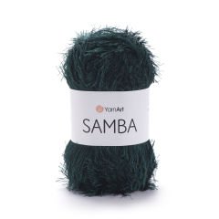 YARNART SAMBA - KNITTING YARN EMERALD GREEN - 590