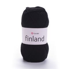 YARNART FINLAND - KNITTING YARN BLACK - 30