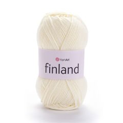 YARNART FINLAND - KNITTING YARN CREAM - 851