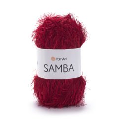 YARNART SAMBA - KNITTING YARN DARK RED - 2026