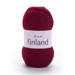 YARNART FINLAND - KNITTING YARN DARK RED - 43
