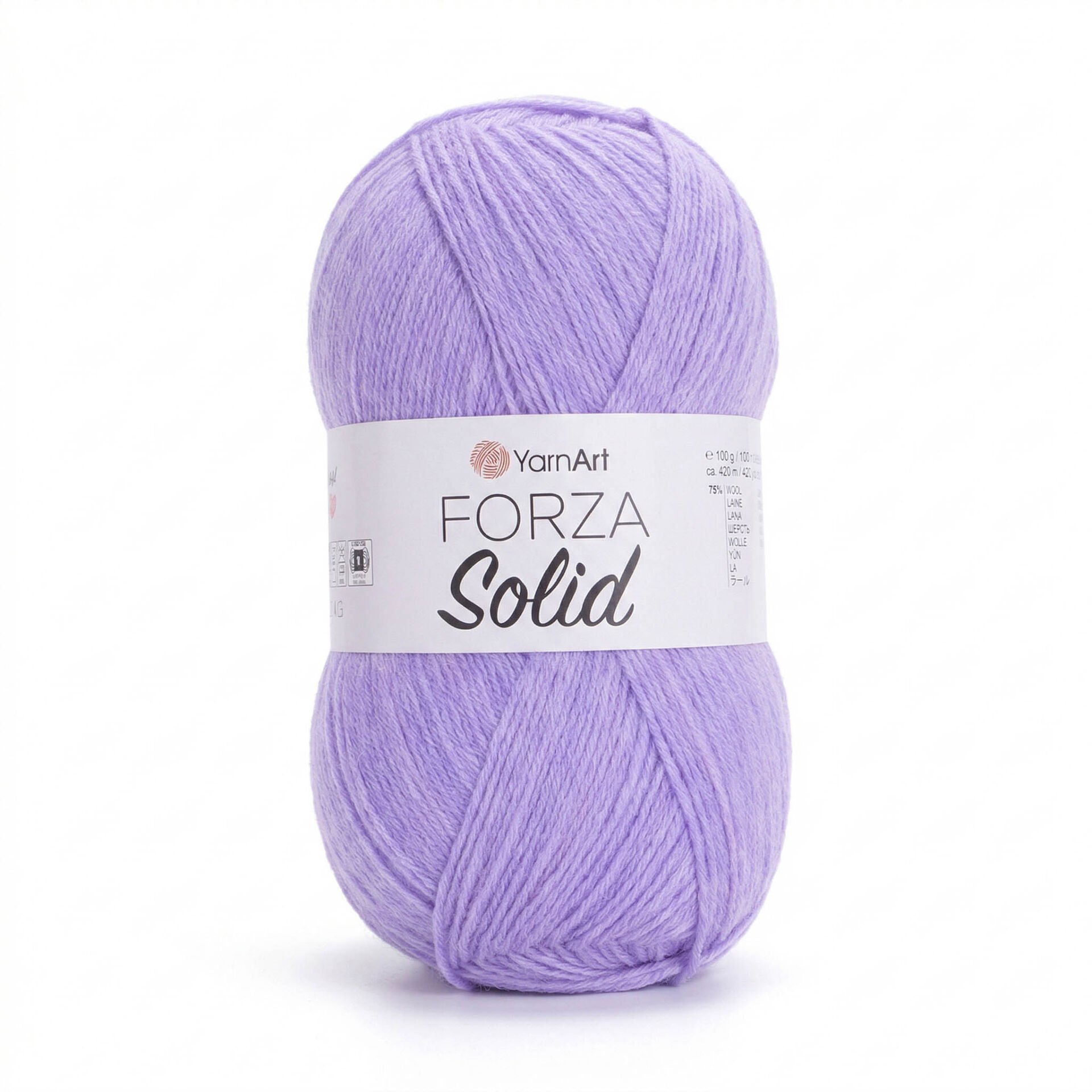 YARNART FORZA SOLID - KNITTING YARN LAVENDER - 4638