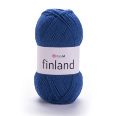 YARNART FINLAND - KNITTING YARN DARK BLUE - 209
