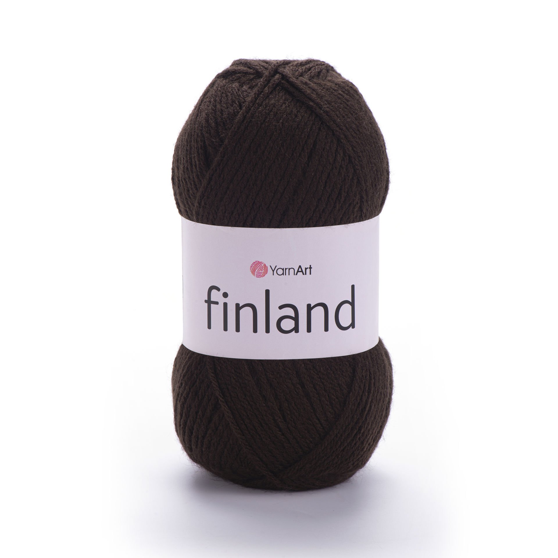 YARNART FINLAND - KNITTING YARN DARK BROWN - 217