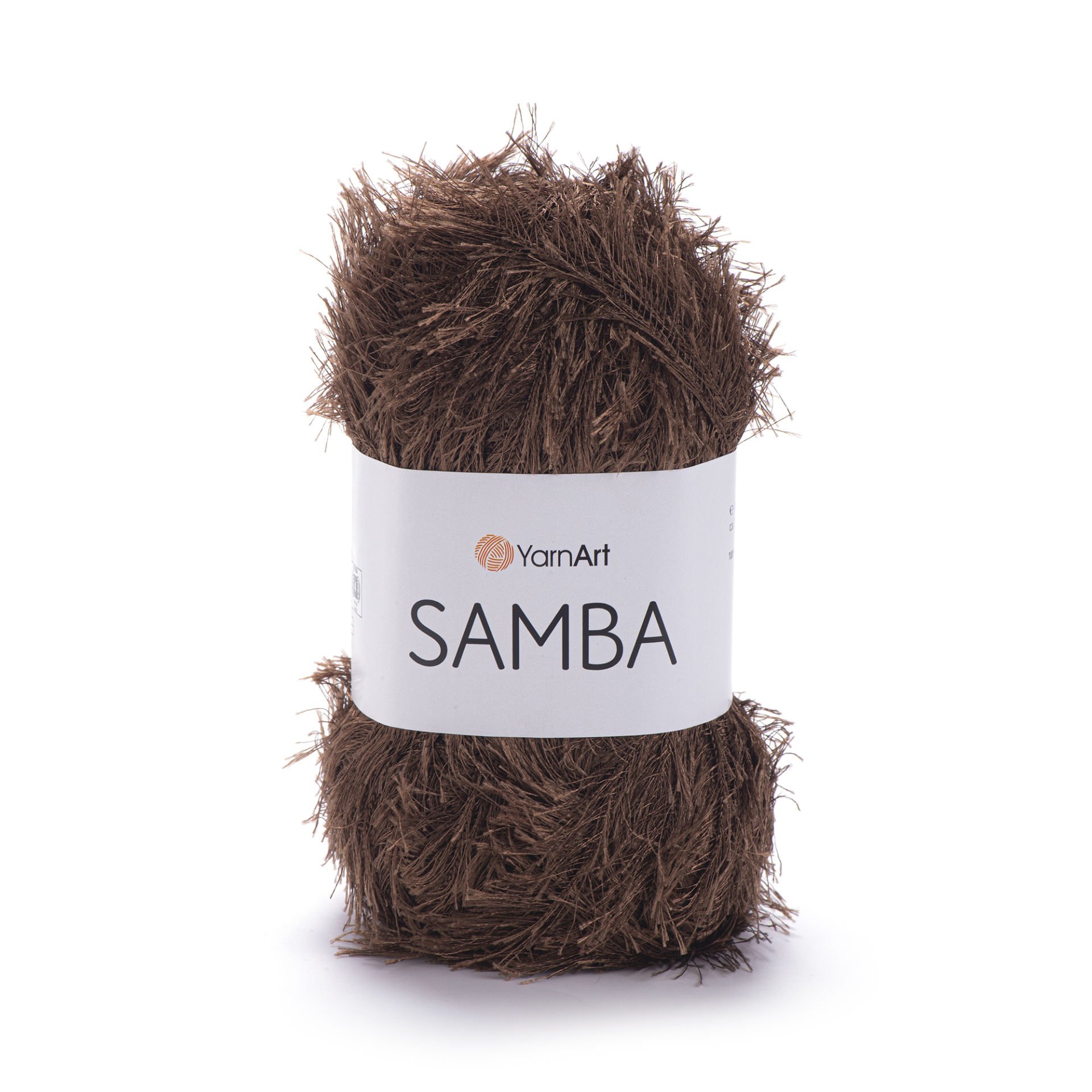YARNART SAMBA - KNITTING YARN BROWN - 2034