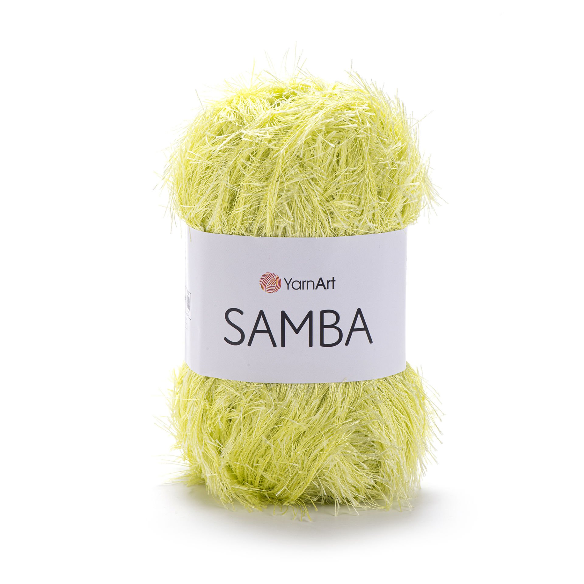 YARNART SAMBA - KNITTING YARN NEON GREEN - 2036