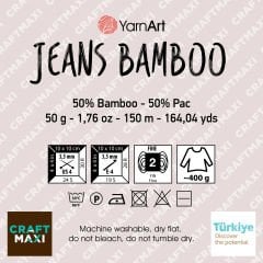 YARNART JEANS BAMBOO - KNITTING YARN