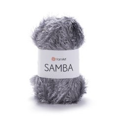 YARNART SAMBA - KNITTING YARN GREY - 3318