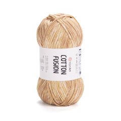 YARNART COTTON FUSION - KNITTING YARN VARIEGATED - 3642