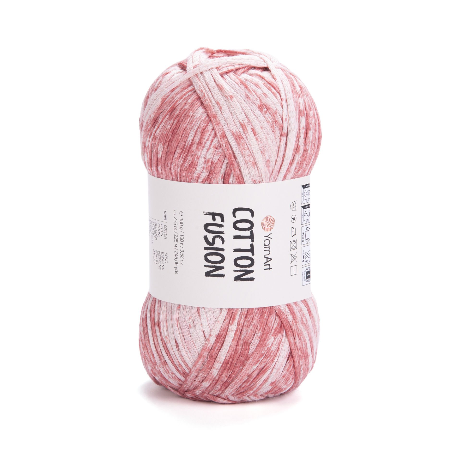 YARNART COTTON FUSION - KNITTING YARN VARIEGATED - 3643