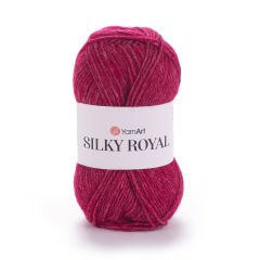 YARNART SILKY ROYAL - KNITTING YARN REDDISH ORANGE - 433