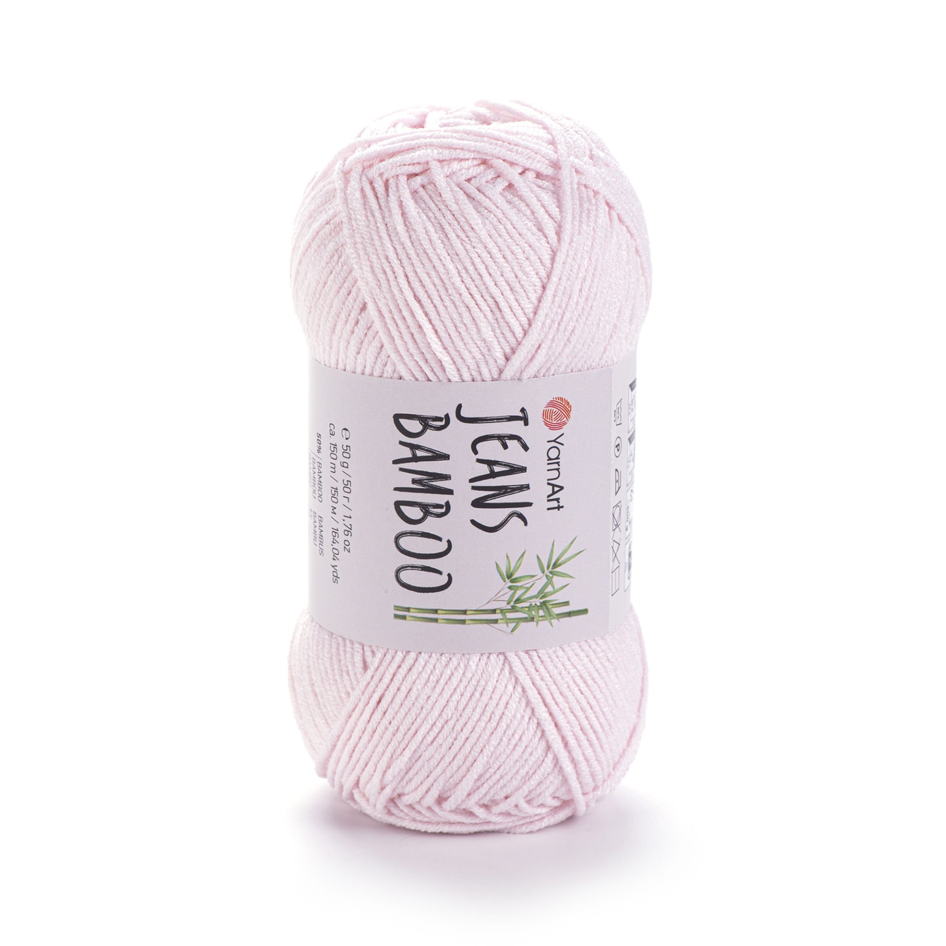 YARNART JEANS BAMBOO - KNITTING YARN BLUSH - 108