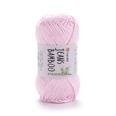 YARNART JEANS BAMBOO - KNITTING YARN LIGHT PINK - 109