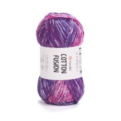 YARNART COTTON FUSION - KNITTING YARN VARIEGATED - 3647