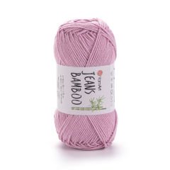 YARNART JEANS BAMBOO - KNITTING YARN PINK - 110