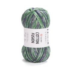 YARNART COTTON FUSION - KNITTING YARN VARIEGATED - 3648