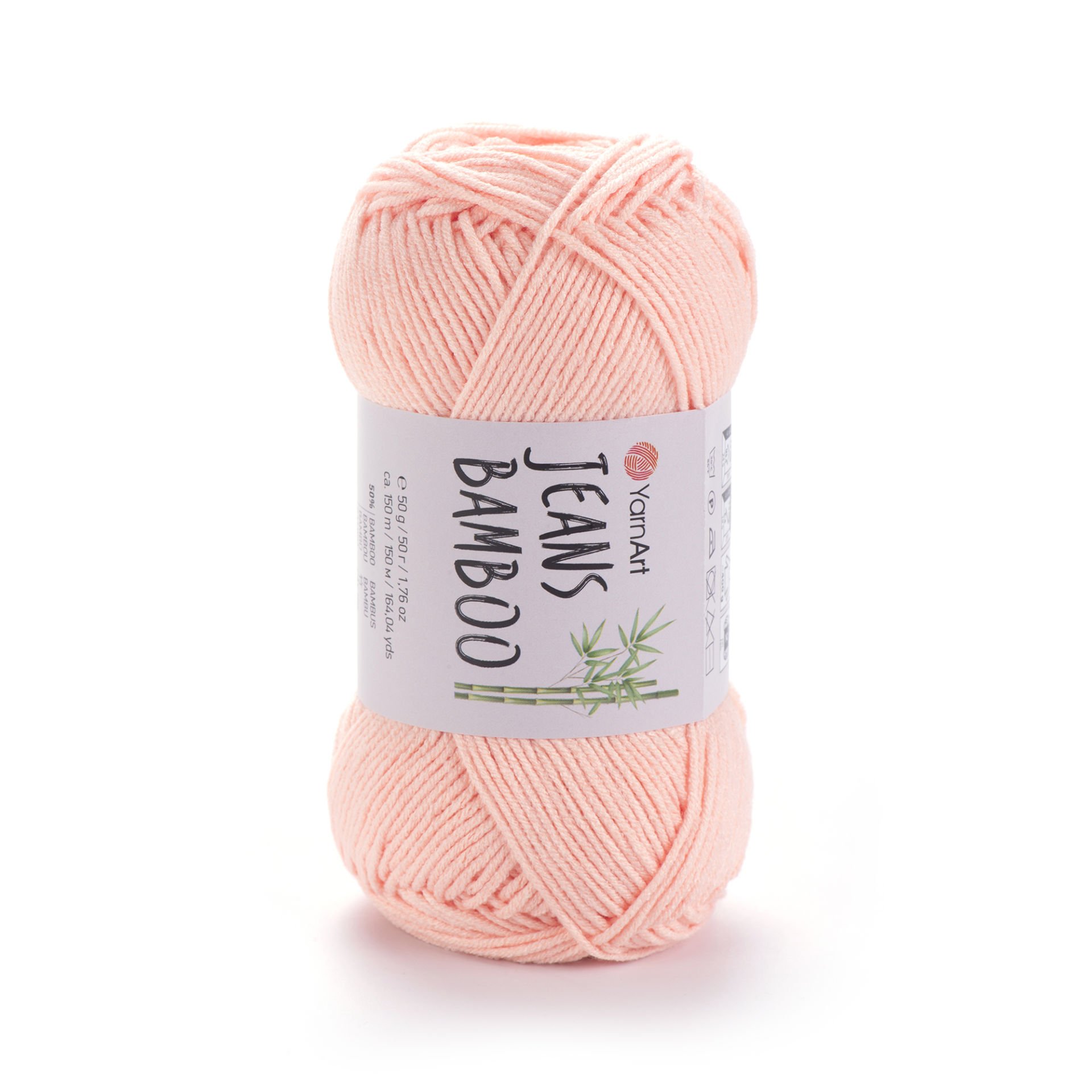 YARNART JEANS BAMBOO - KNITTING YARN PINKISH ORANGE - 111