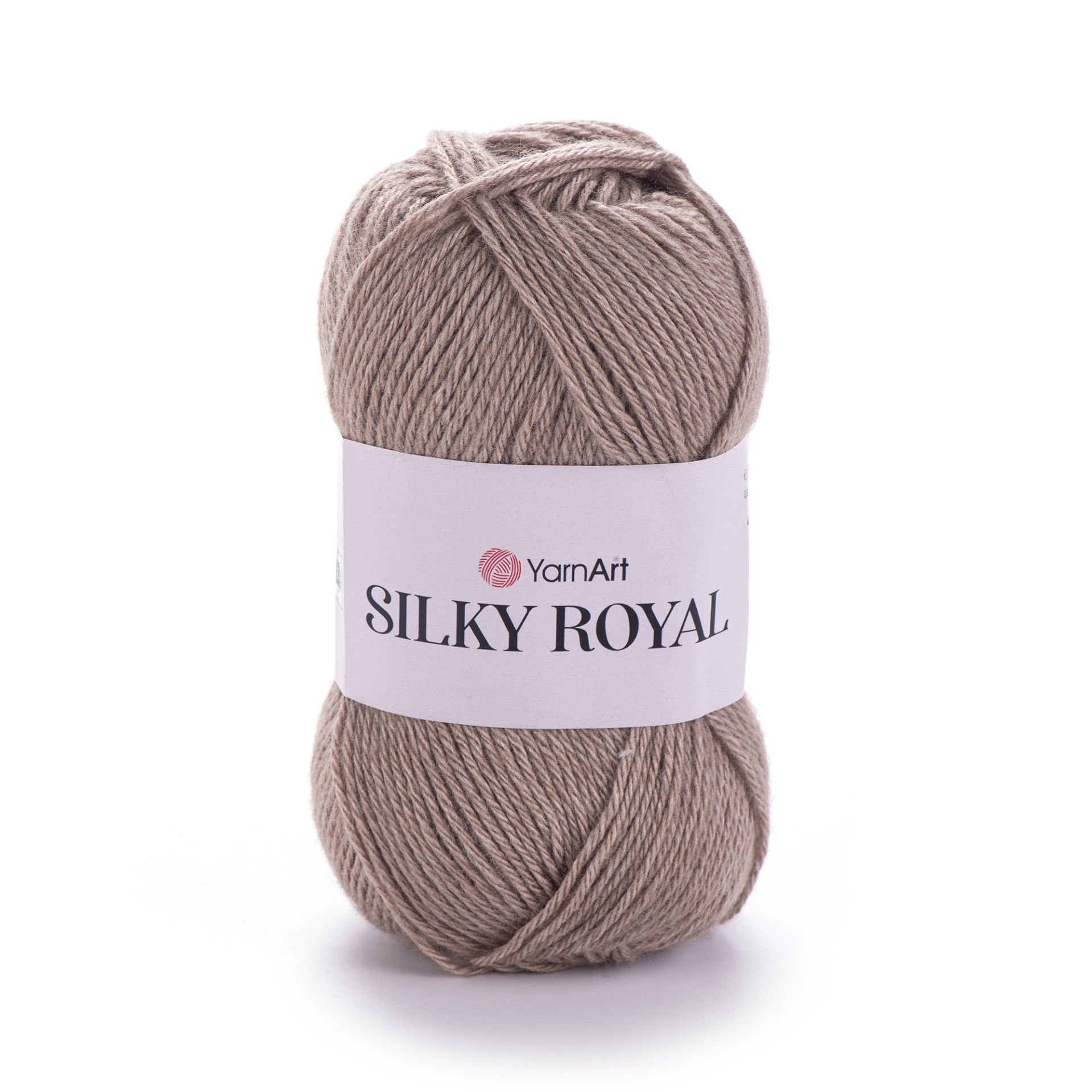 YARNART SILKY ROYAL - KNITTING YARN MILKY BROWN - 437
