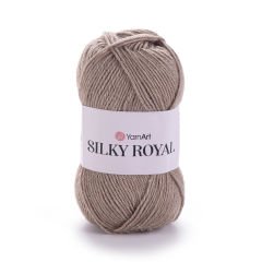 YARNART SILKY ROYAL - KNITTING YARN MILKY BROWN - 437