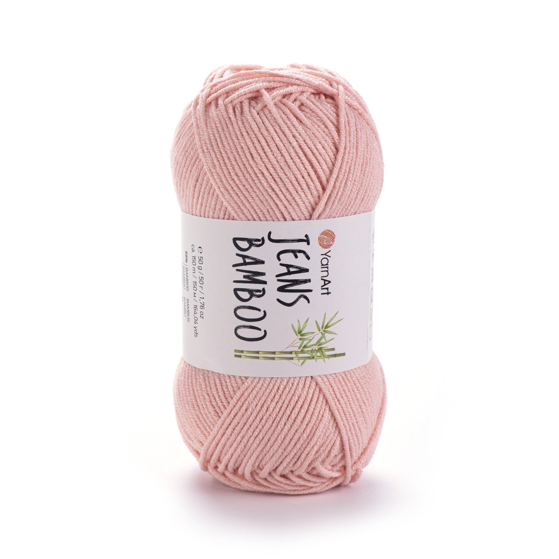 YARNART JEANS BAMBOO - KNITTING YARN SALMON - 112