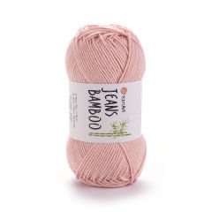 YARNART JEANS BAMBOO - KNITTING YARN SALMON - 112