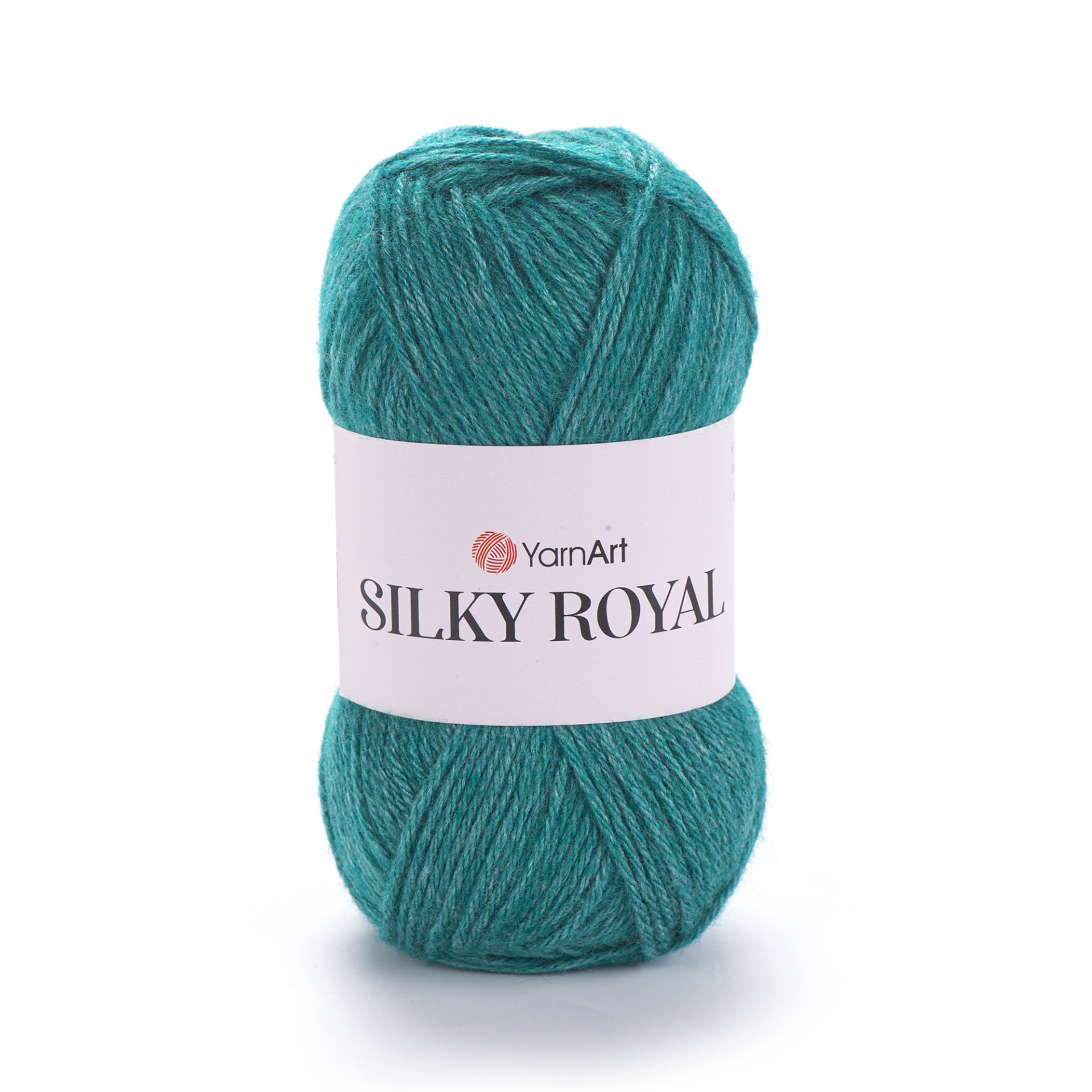 YARNART SILKY ROYAL - KNITTING YARN PETROL GREEN - 439