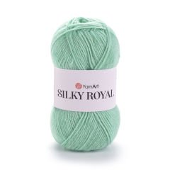 YARNART SILKY ROYAL - KNITTING YARN AQUAMARINE - 440