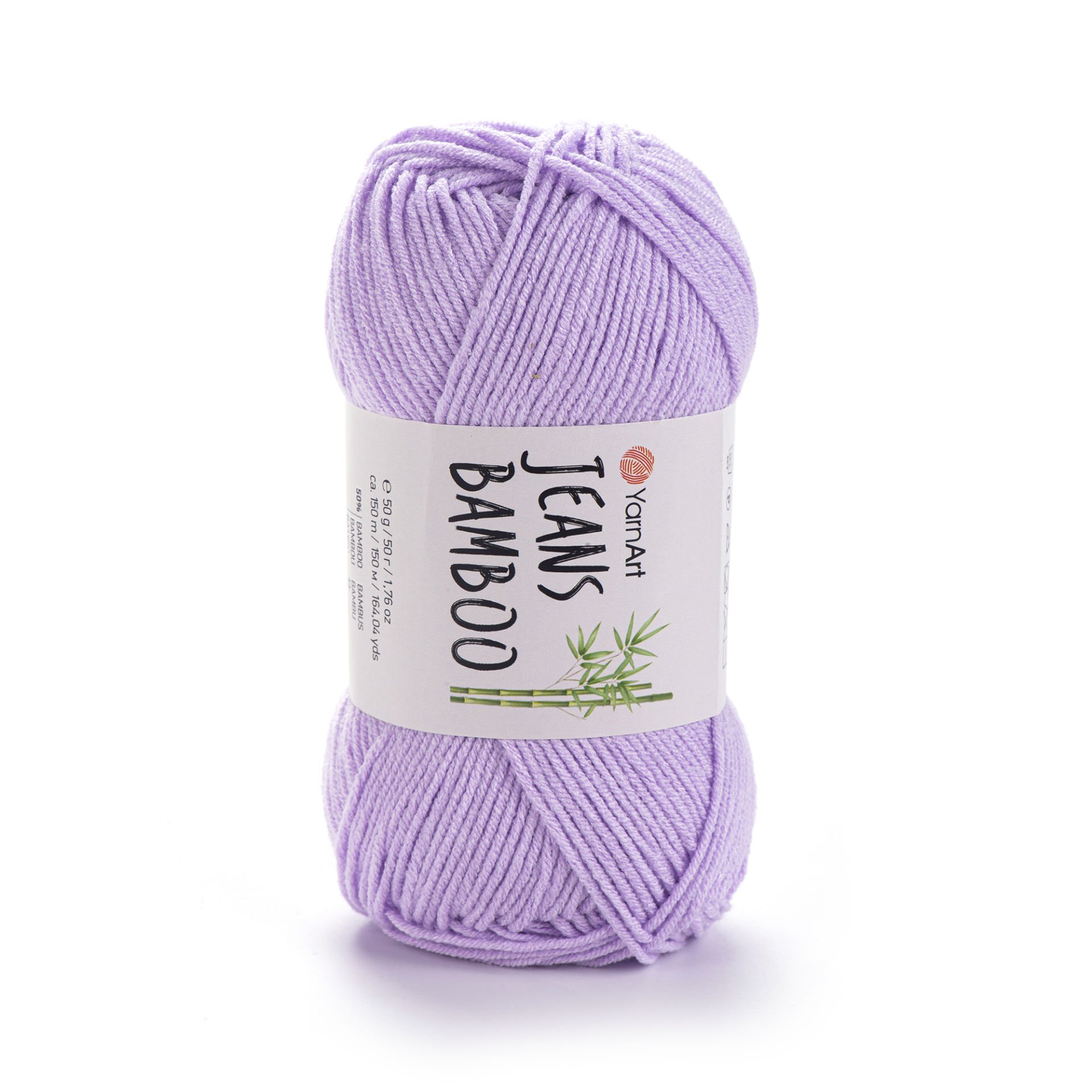 YARNART JEANS BAMBOO - KNITTING YARN LILAC - 115