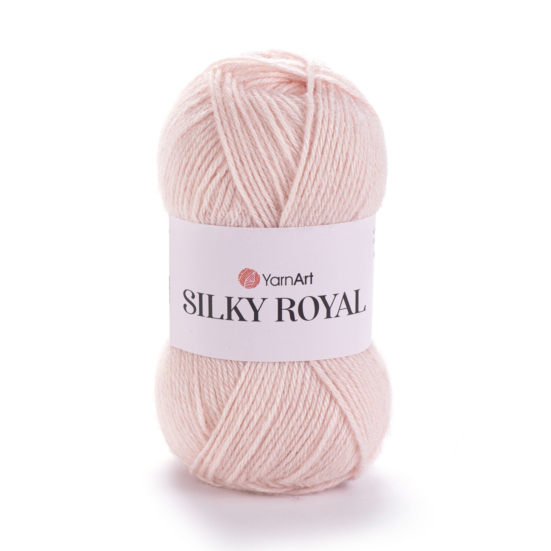 YARNART SILKY ROYAL - KNITTING YARN POWDER PINK - 441