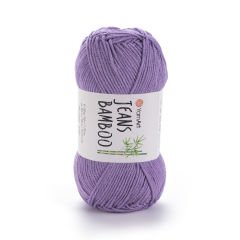 YARNART JEANS BAMBOO - KNITTING YARN PURPLE - 116