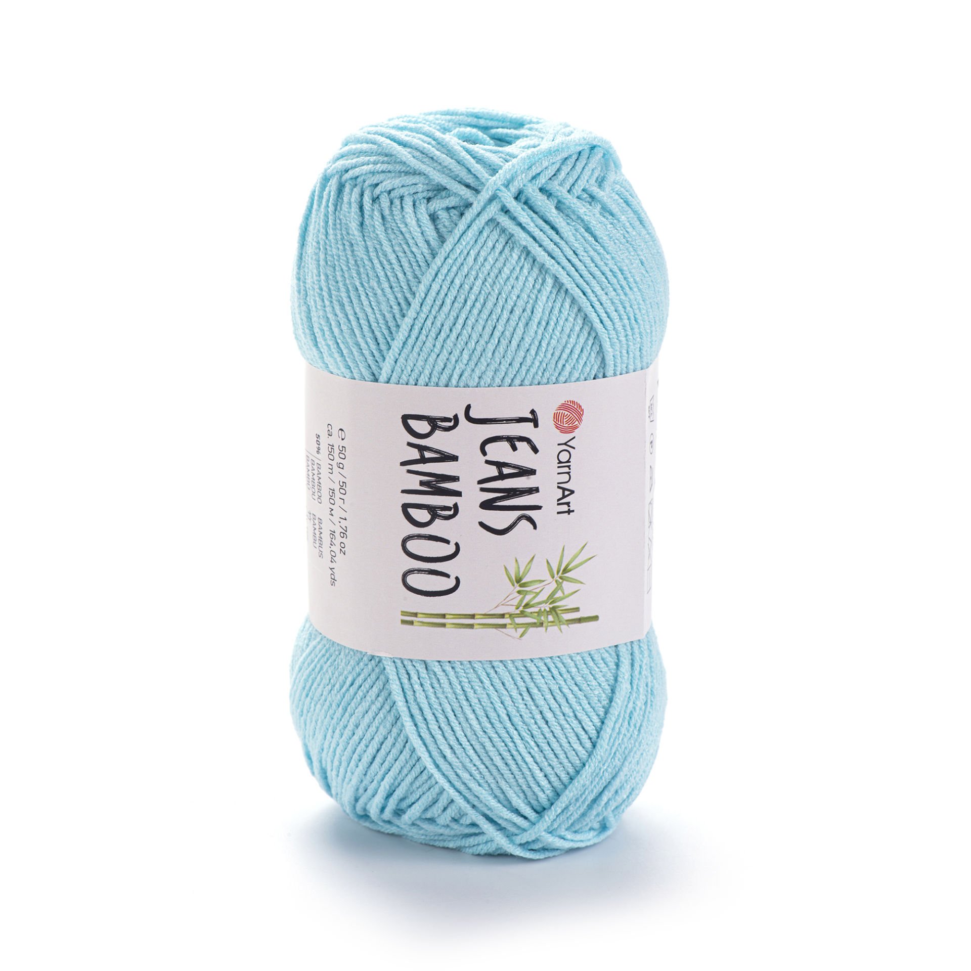 YARNART JEANS BAMBOO - KNITTING YARN BABY BLUE - 119